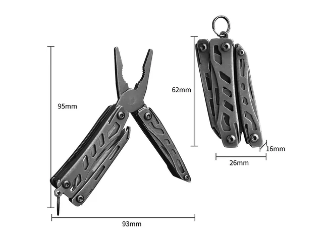 Мультитул NexTool Mini Flagship, чорний Фото 2